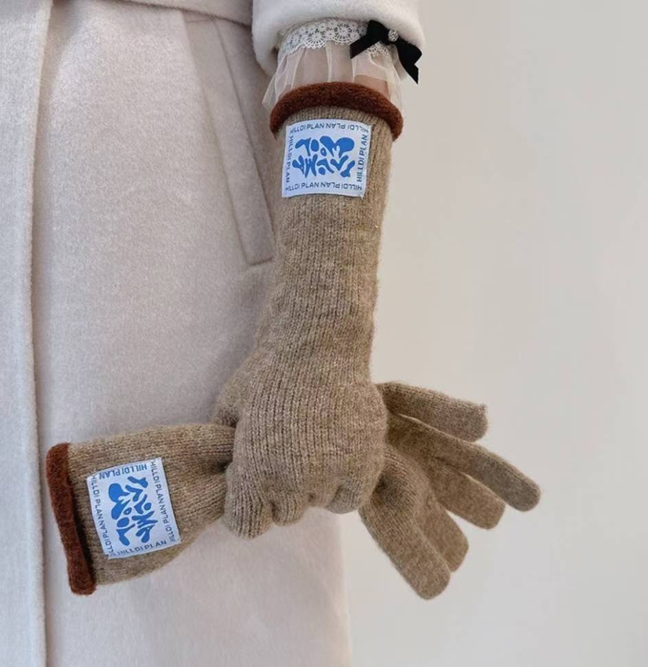 ETEMOY韓國代購㊣女裝新品熱賣真品時尚人氣25秋冬休閑手套LEHEIM手套圖色3