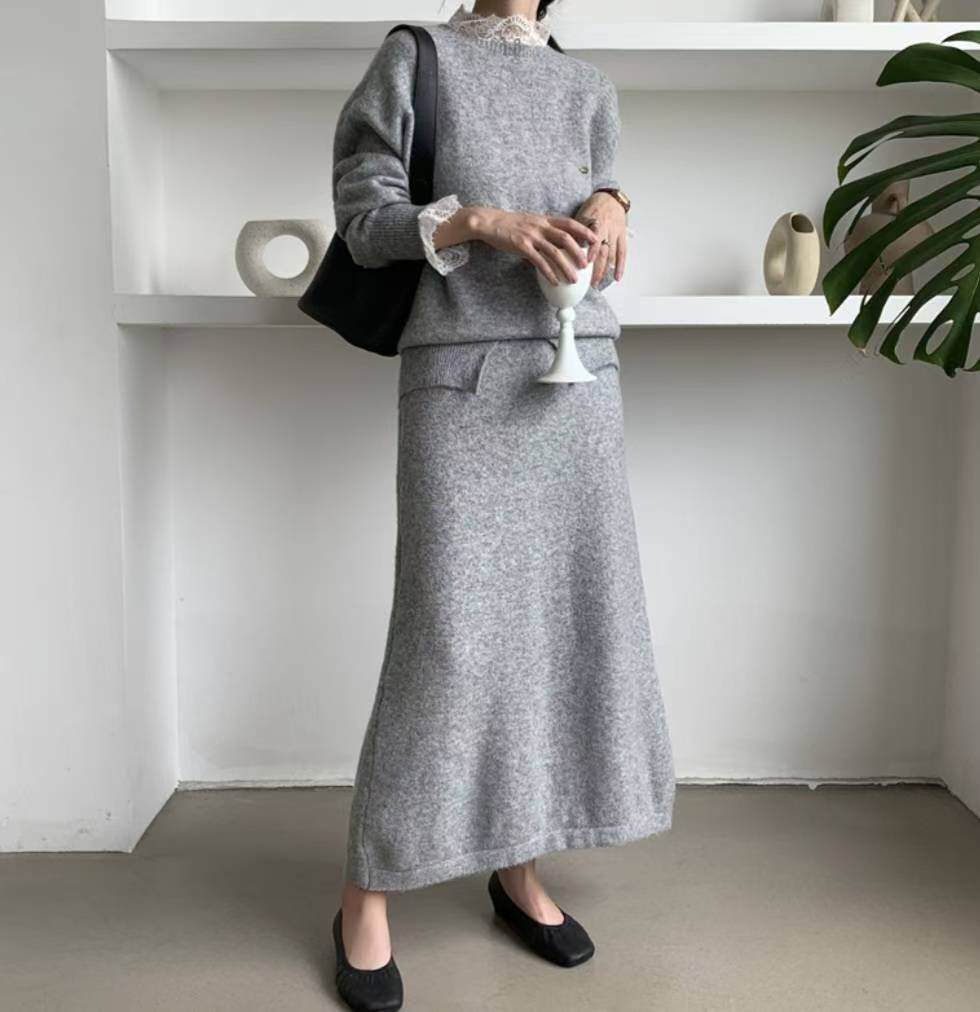 ETEMOY韓國直郵㊣女裝新品推薦休閑真品熱賣人氣套裝兩件套LEHEIM套裝圖色2