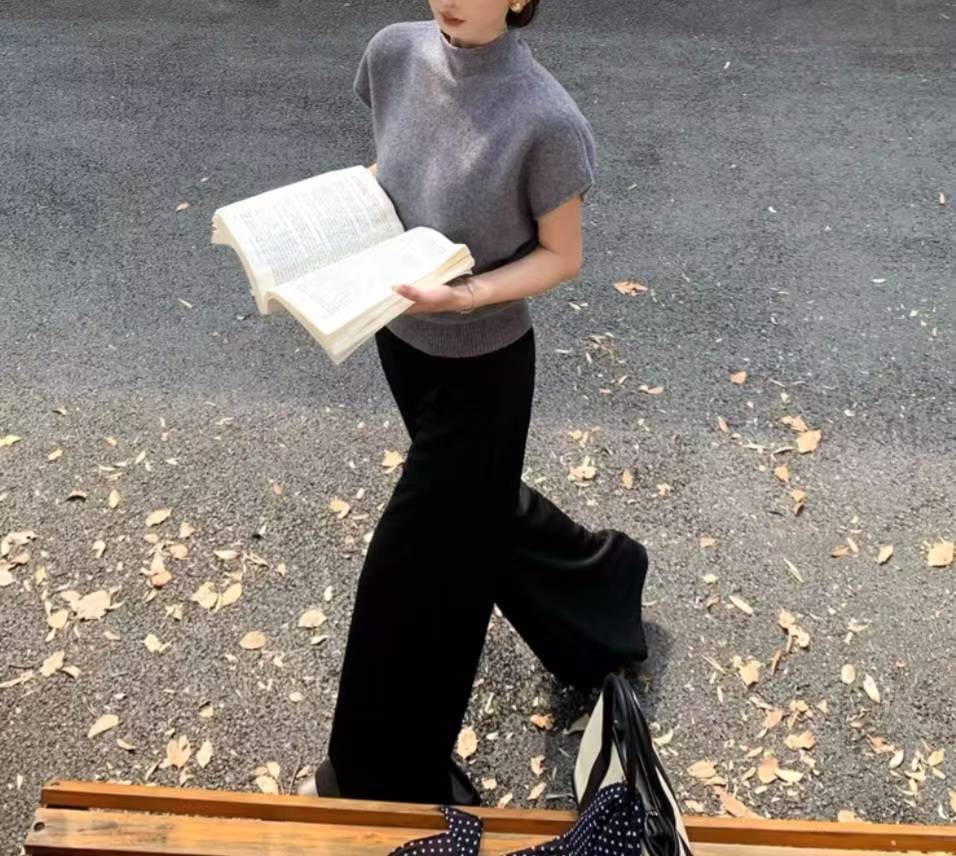 ETEMOY東大門㊣實拍女士新款休閑熱賣時尚25秋冬推薦針織衫LEHEIM針織衫圖色1