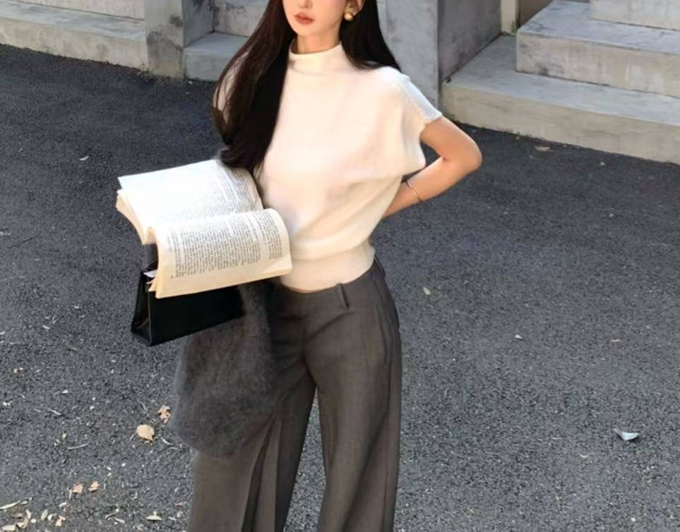 ETEMOY東大門㊣實拍女士新款休閑熱賣時尚25秋冬推薦針織衫LEHEIM針織衫圖色2