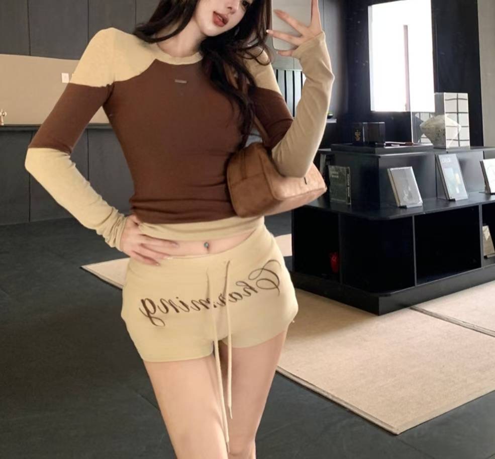 ETEMOY韓國代購㊣女裝新款熱賣真品休閑推薦人氣職業長袖T恤LEHEIM長袖T恤圖色3