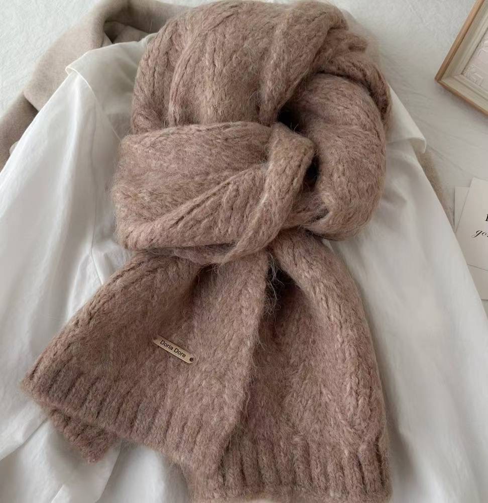 ETEMOY韓國直郵㊣女士新品25秋冬時尚推薦圍巾披肩羊毛圍巾LEHEIM圍巾/披肩圖色4