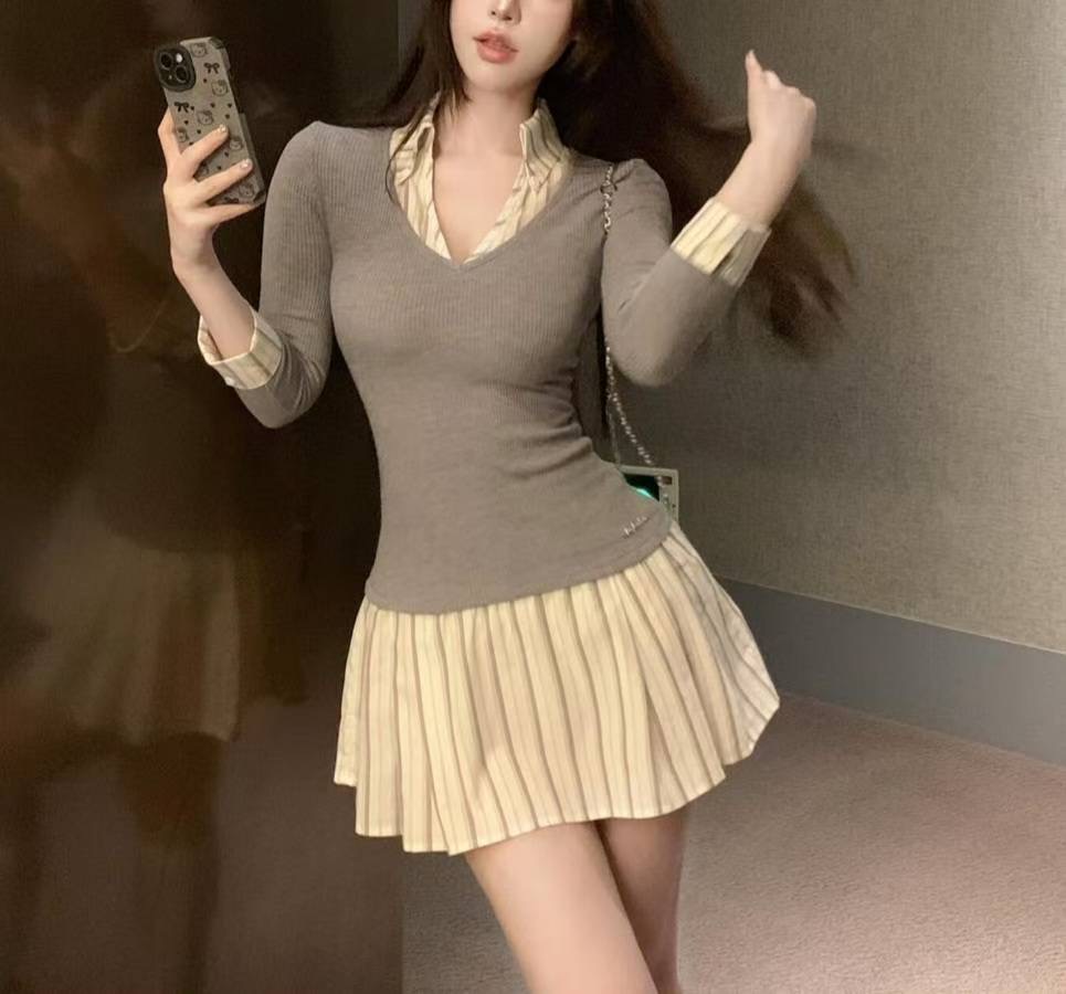 ETEMOY東大門㊣直郵女裝新款人氣真品休閑推薦時尚職業連衣裙LEHEIM連衣裙