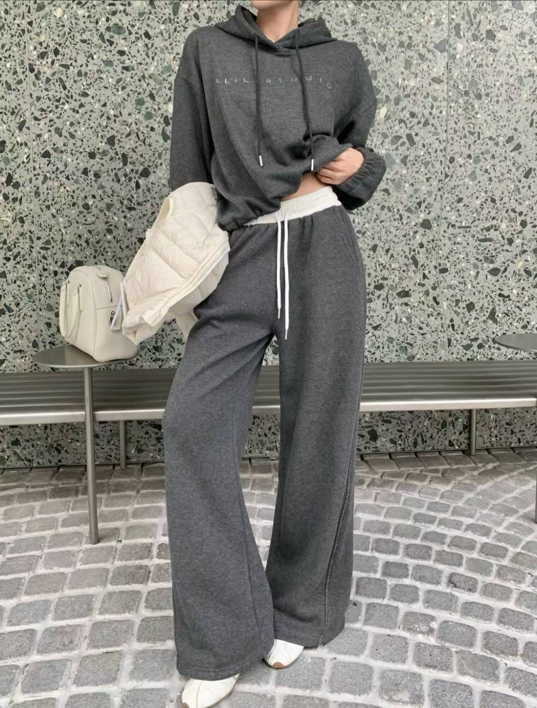 ETEMOY東大門㊣代購女裝新品時尚25秋冬人氣休閑推薦熱賣套裝LEHEIM套裝圖色1