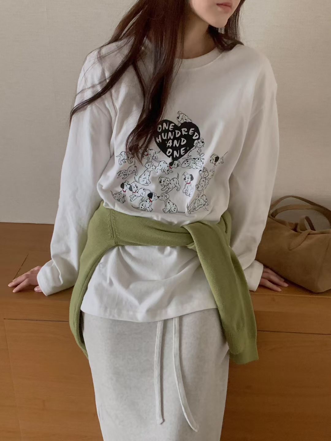 SUMMER MOON東大門㊣實拍女士新款人氣25秋冬職業休閑長袖T恤SUMMER MOON長袖T恤