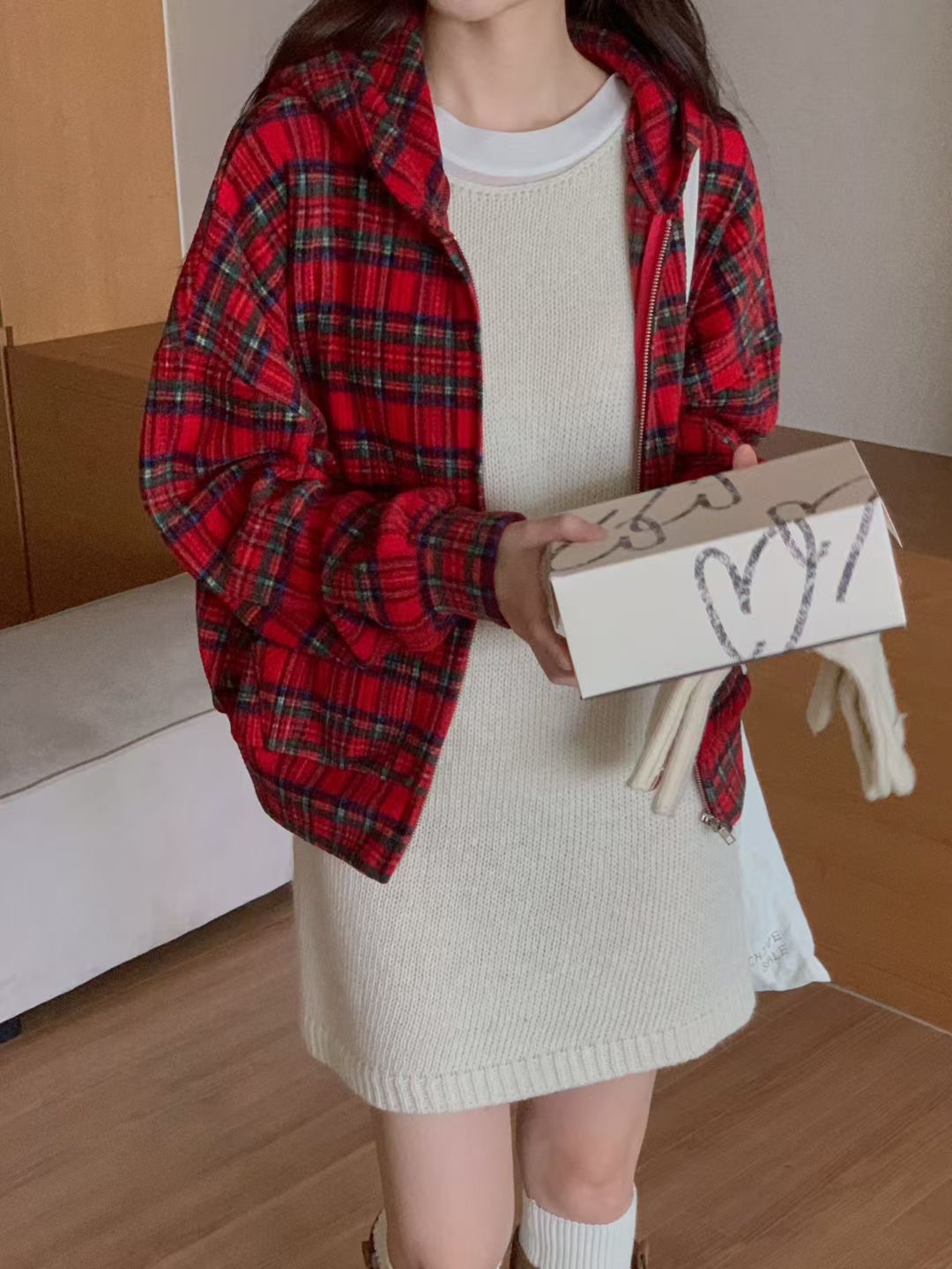 SUMMER MOON東大門㊣代購女裝新品休閑職業25秋冬夾克復古SUMMER MOON夾克圖色3