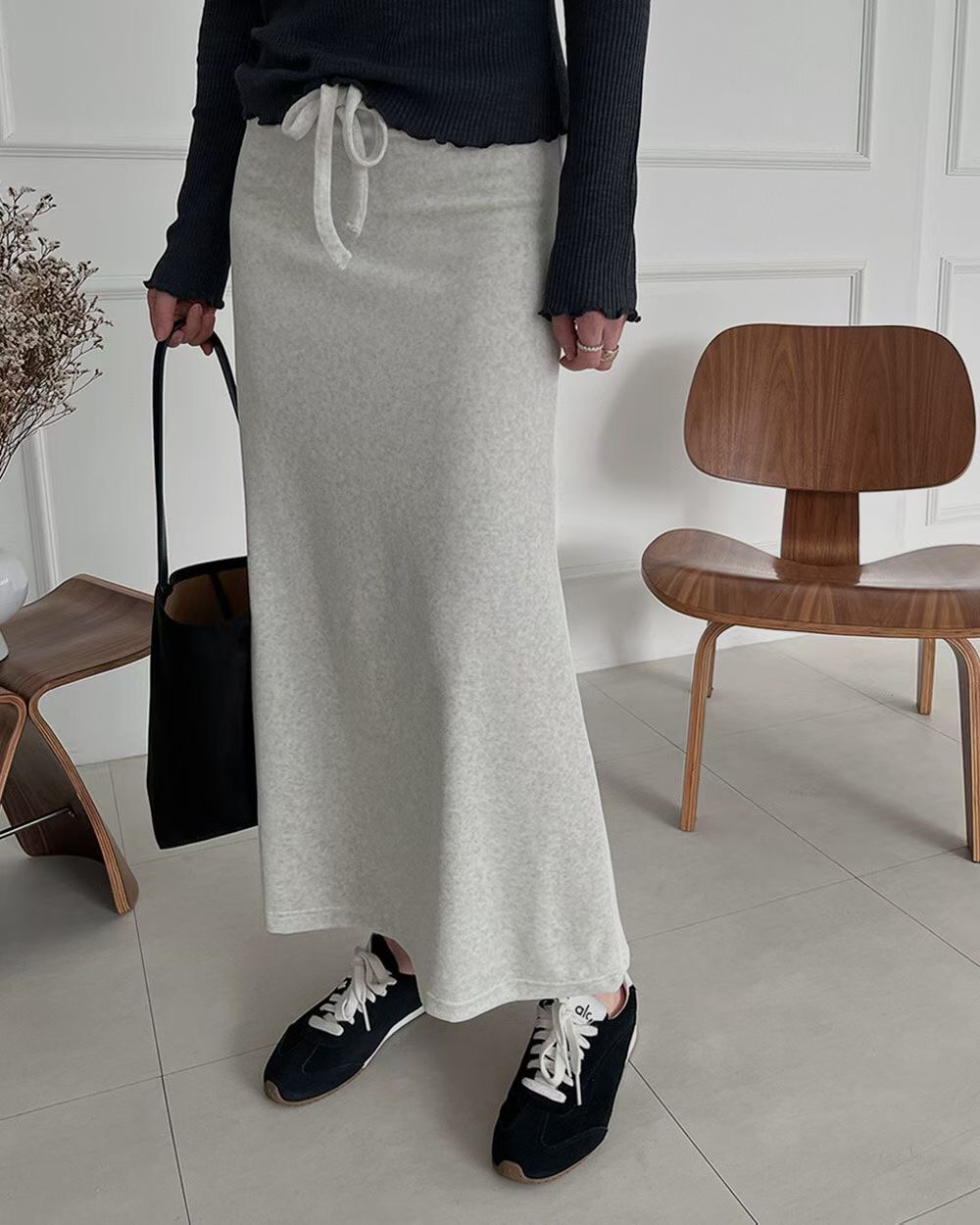 SUMMER MOON韓國直郵㊣女士新款熱賣25秋冬時尚人氣長裙絲絨SUMMER MOON長裙