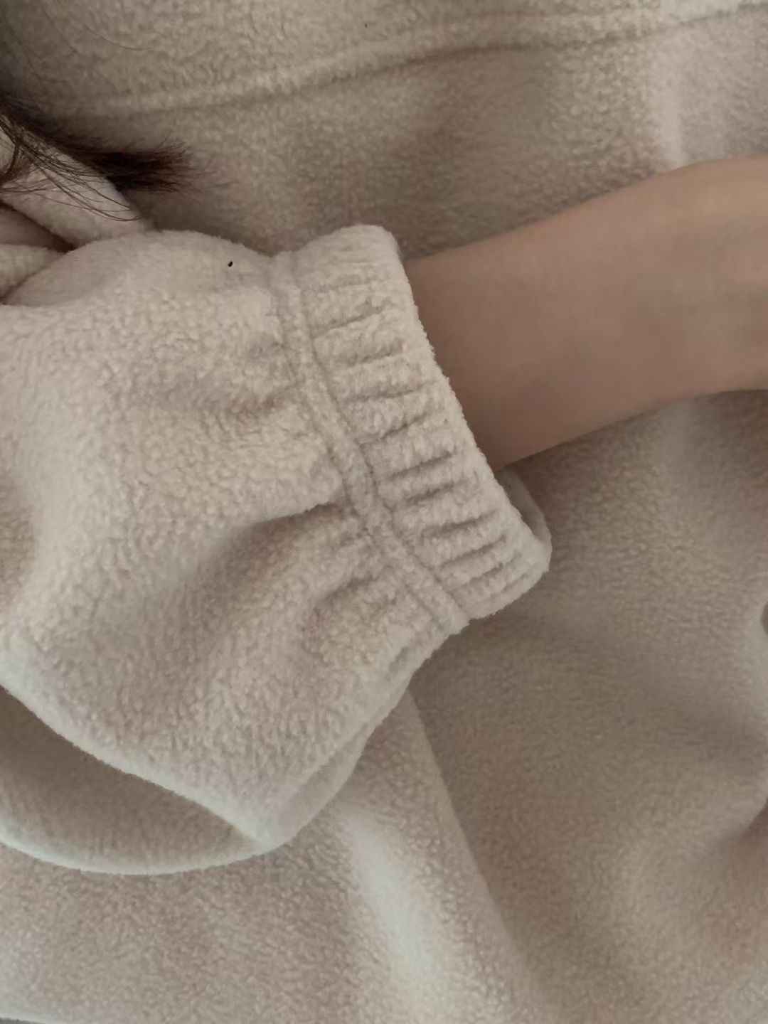 SUMMER MOON韓國代購㊣女士新品推薦人氣衛衣抓絨刺繡拉鏈SUMMER MOON衛衣