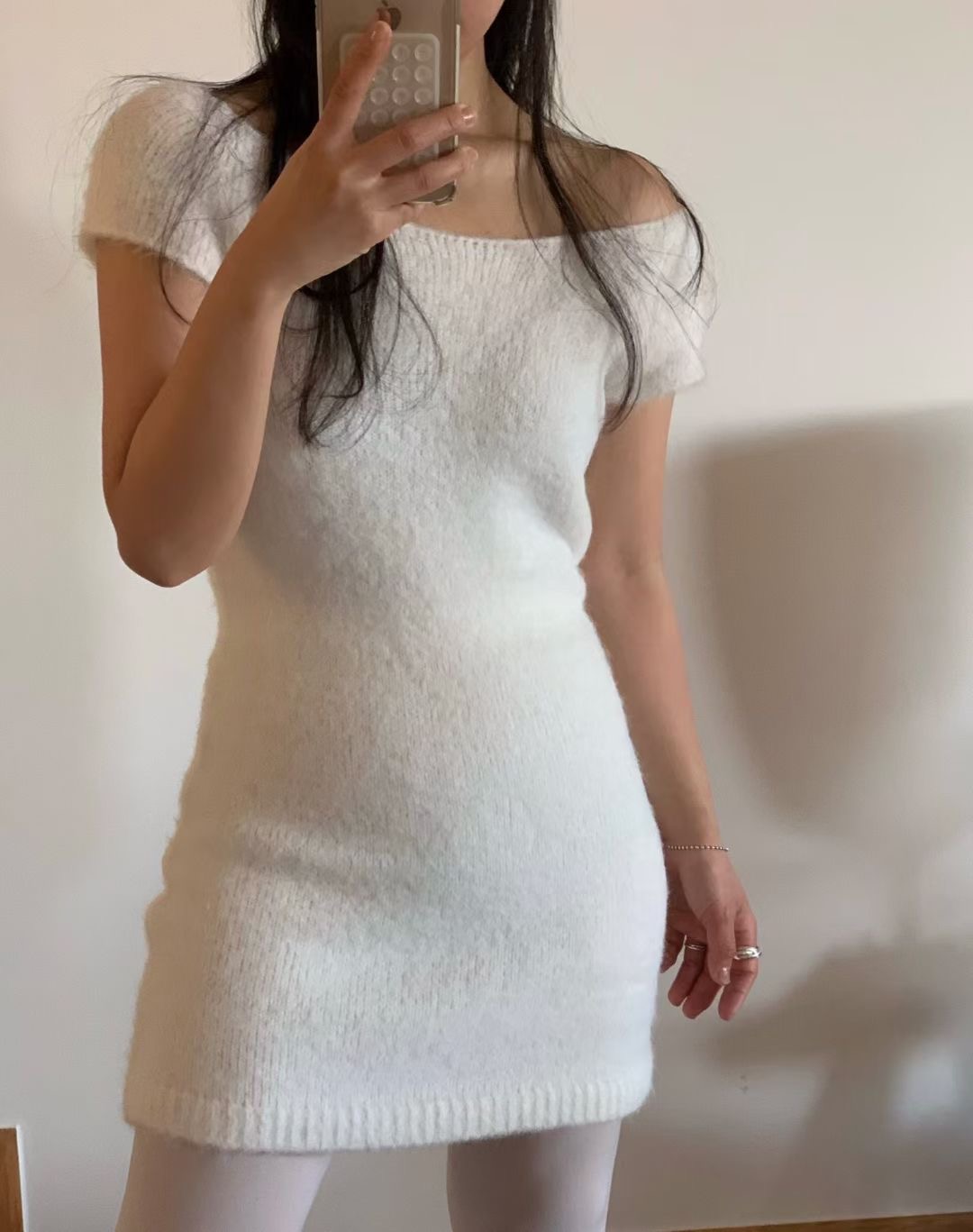 SUMMER MOON東大門㊣代購女士新品時尚推薦25秋冬連衣裙露肩SUMMER MOON連衣裙