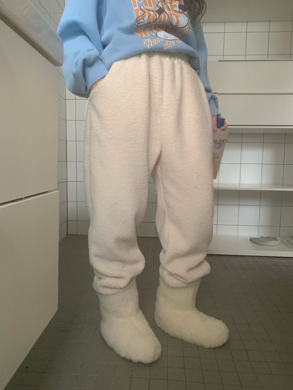 RAMIJ-라미제이-T韓國代購㊣女士新品熱賣25秋冬休閑休閑褲RAMIJ-라미제이-T休閑褲圖色1