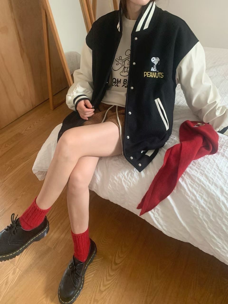 RAMIJ-라미제이-T韓國直郵㊣女裝新品休閑25秋冬人氣夾克RAMIJ-라미제이-T夾克圖色2