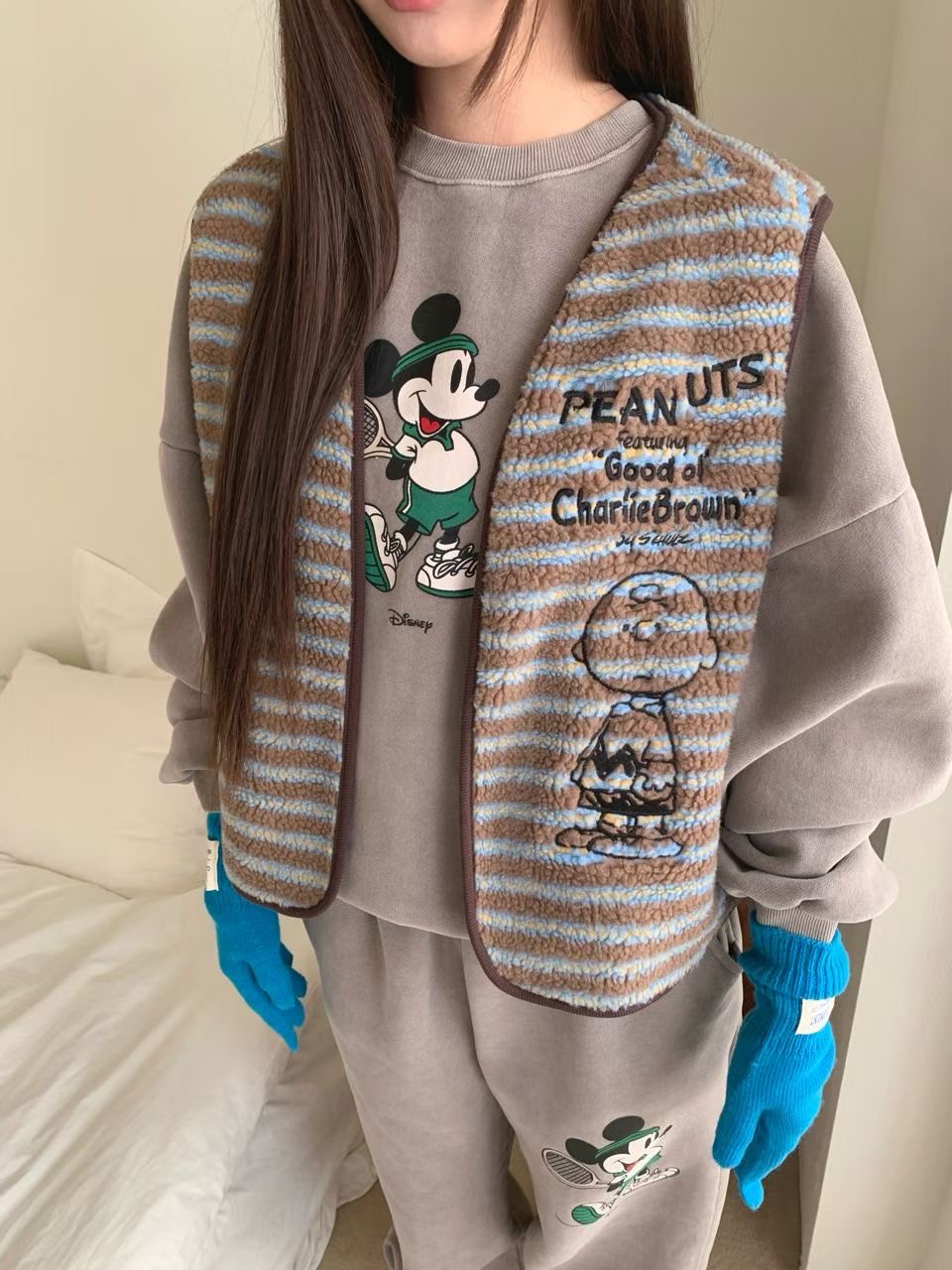 RAMIJ-라미제이-T東大門㊣代購女士新品推薦人氣休閑馬甲RAMIJ-라미제이-T馬甲圖色1