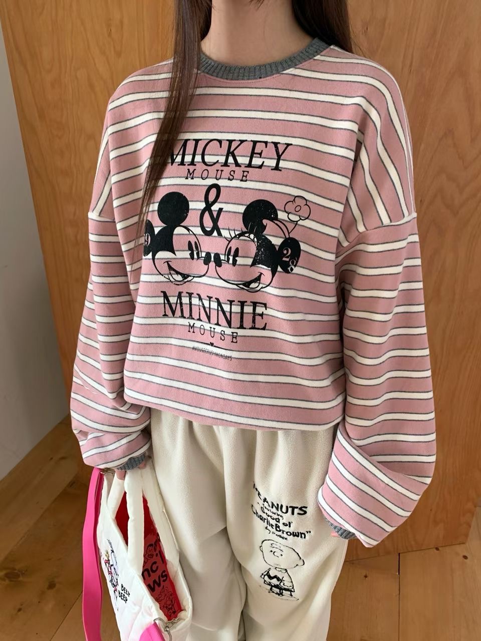 RAMIJ-라미제이-T韓國直郵㊣女士新款人氣真品25秋冬衛衣RAMIJ-라미제이-T衛衣圖色1