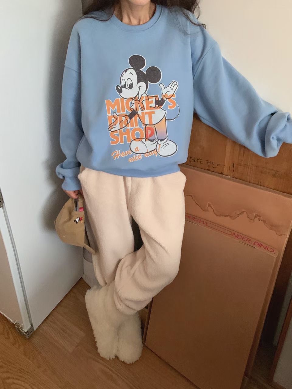 RAMIJ-라미제이-T東大門㊣代購女裝新款真品職業25秋冬衛衣RAMIJ-라미제이-T衛衣圖色2