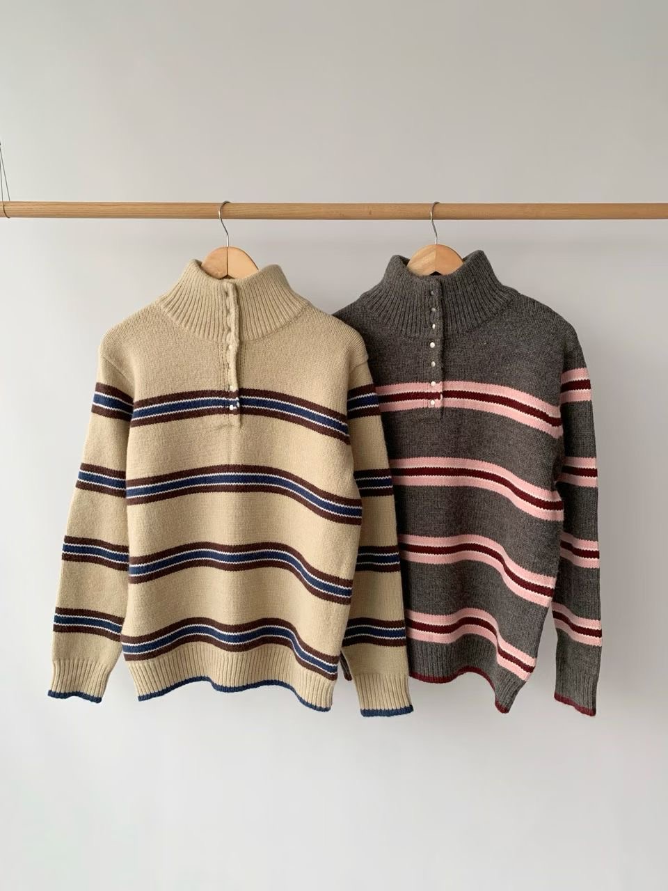 RAMIJ-라미제이-T東大門㊣實拍女裝新品25秋冬熱賣針織衫RAMIJ-라미제이-T針織衫圖色2左二色