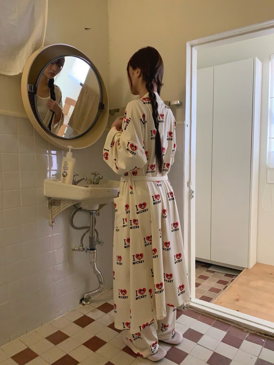 RAMIJ-라미제이-T韓國直郵㊣女裝新款休閑真品推薦時尚睡衣RAMIJ-라미제이-T睡衣