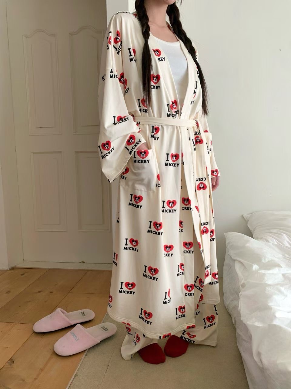 RAMIJ-라미제이-T韓國直郵㊣女裝新款休閑真品推薦時尚睡衣RAMIJ-라미제이-T睡衣圖色1