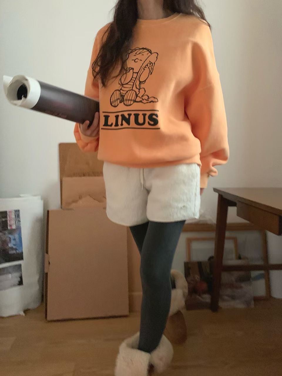 RAMIJ-라미제이-T韓國代購㊣女士新款熱賣25秋冬推薦衛衣RAMIJ-라미제이-T衛衣