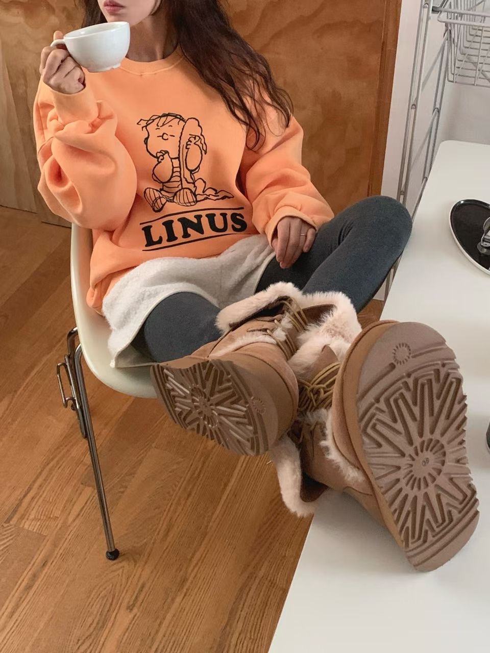 RAMIJ-라미제이-T韓國代購㊣女士新款熱賣25秋冬推薦衛衣RAMIJ-라미제이-T衛衣