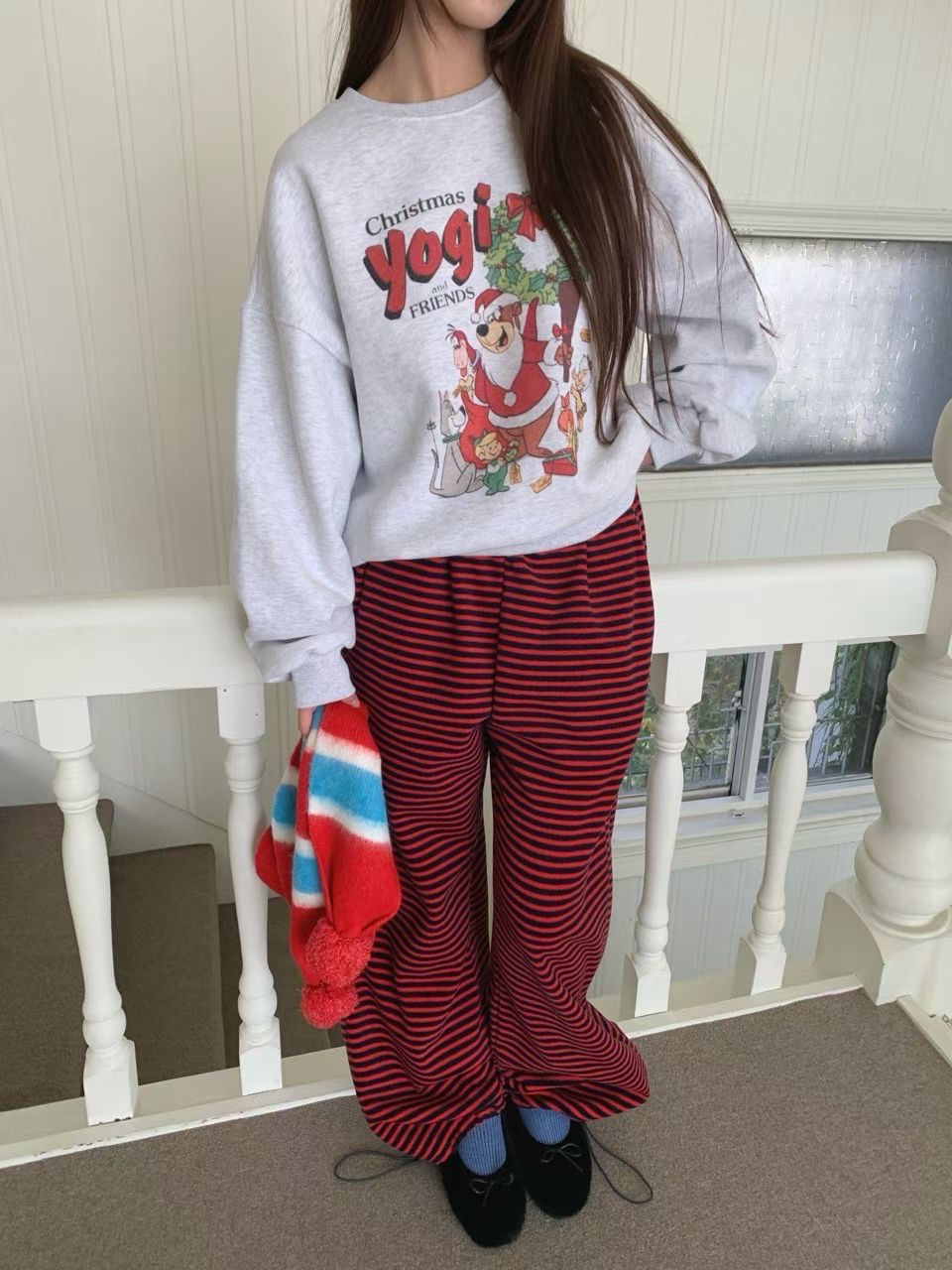 RAMIJ-라미제이-T韓國代購㊣女士新款職業休閑25秋冬休閑褲RAMIJ-라미제이-T休閑褲圖色1