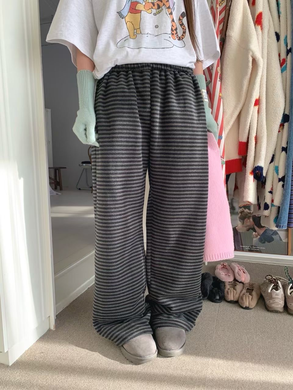 RAMIJ-라미제이-T韓國代購㊣女士新款職業休閑25秋冬休閑褲RAMIJ-라미제이-T休閑褲圖色2