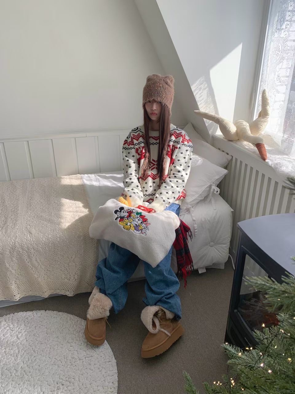 RAMIJ-라미제이-T韓國直郵㊣女裝新款25秋冬推薦真品針織衫RAMIJ-라미제이-T針織衫