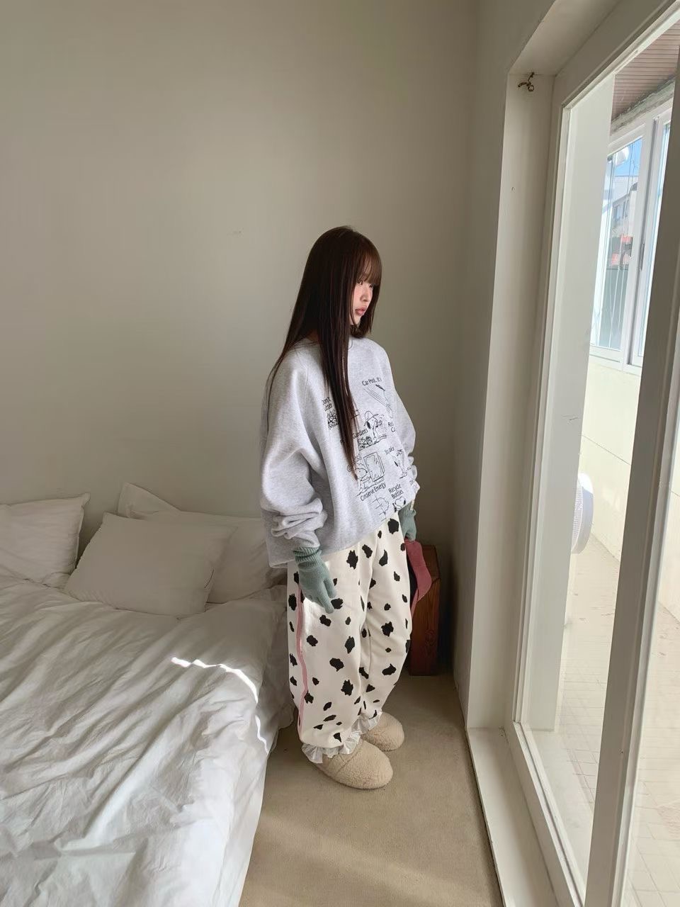 RAMIJ-라미제이-T東大門㊣代購女裝新品25秋冬人氣休閑衛衣RAMIJ-라미제이-T衛衣