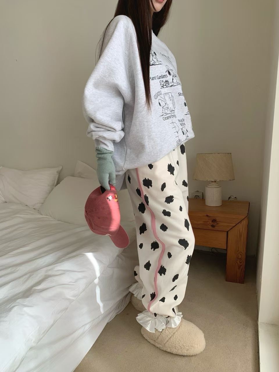 RAMIJ-라미제이-T東大門㊣代購女裝新品25秋冬人氣休閑衛衣RAMIJ-라미제이-T衛衣