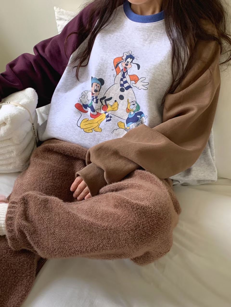 RAMIJ-라미제이-T東大門㊣直郵女裝新款時尚推薦25秋冬衛衣RAMIJ-라미제이-T衛衣