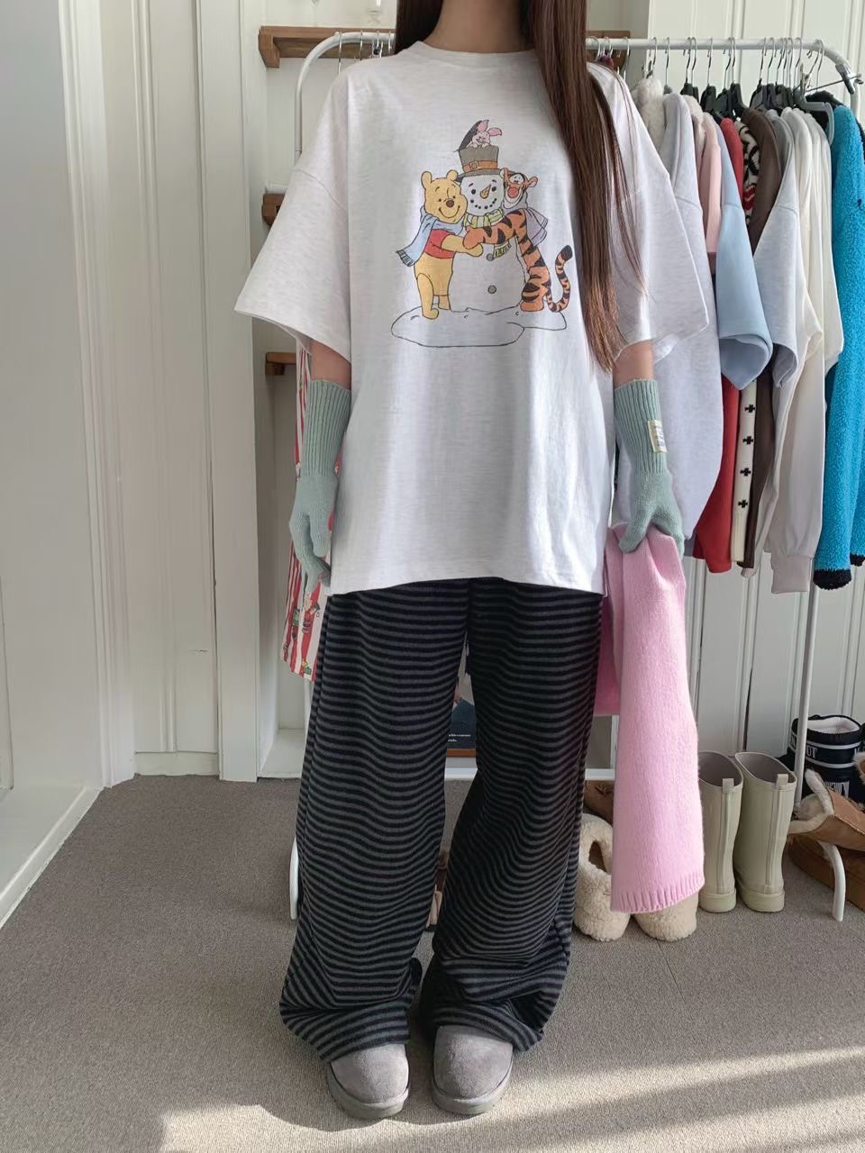 RAMIJ-라미제이-T東大門㊣實拍女裝新款休閑人氣職業25秋冬T恤RAMIJ-라미제이-TT恤