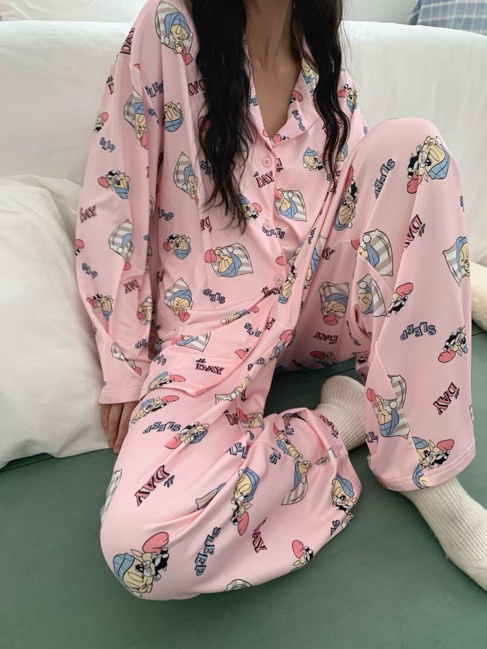 RAMIJ-라미제이-T東大門㊣直郵女裝新品職業推薦時尚睡衣RAMIJ-라미제이-T睡衣