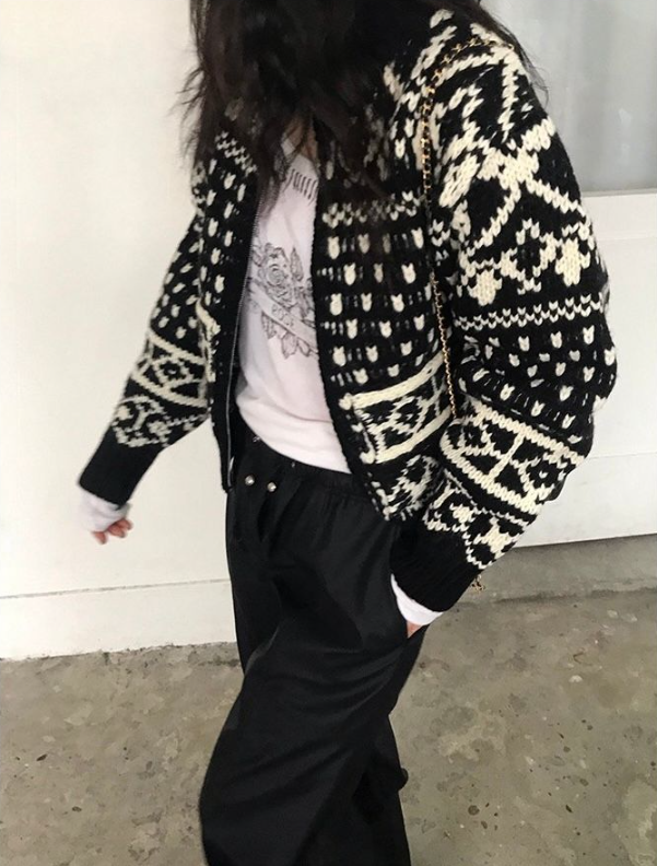 STAY HERE東大門㊣代購女士新品真品25秋冬推薦熱賣毛衣拉鏈STAY HERE毛衣圖色2