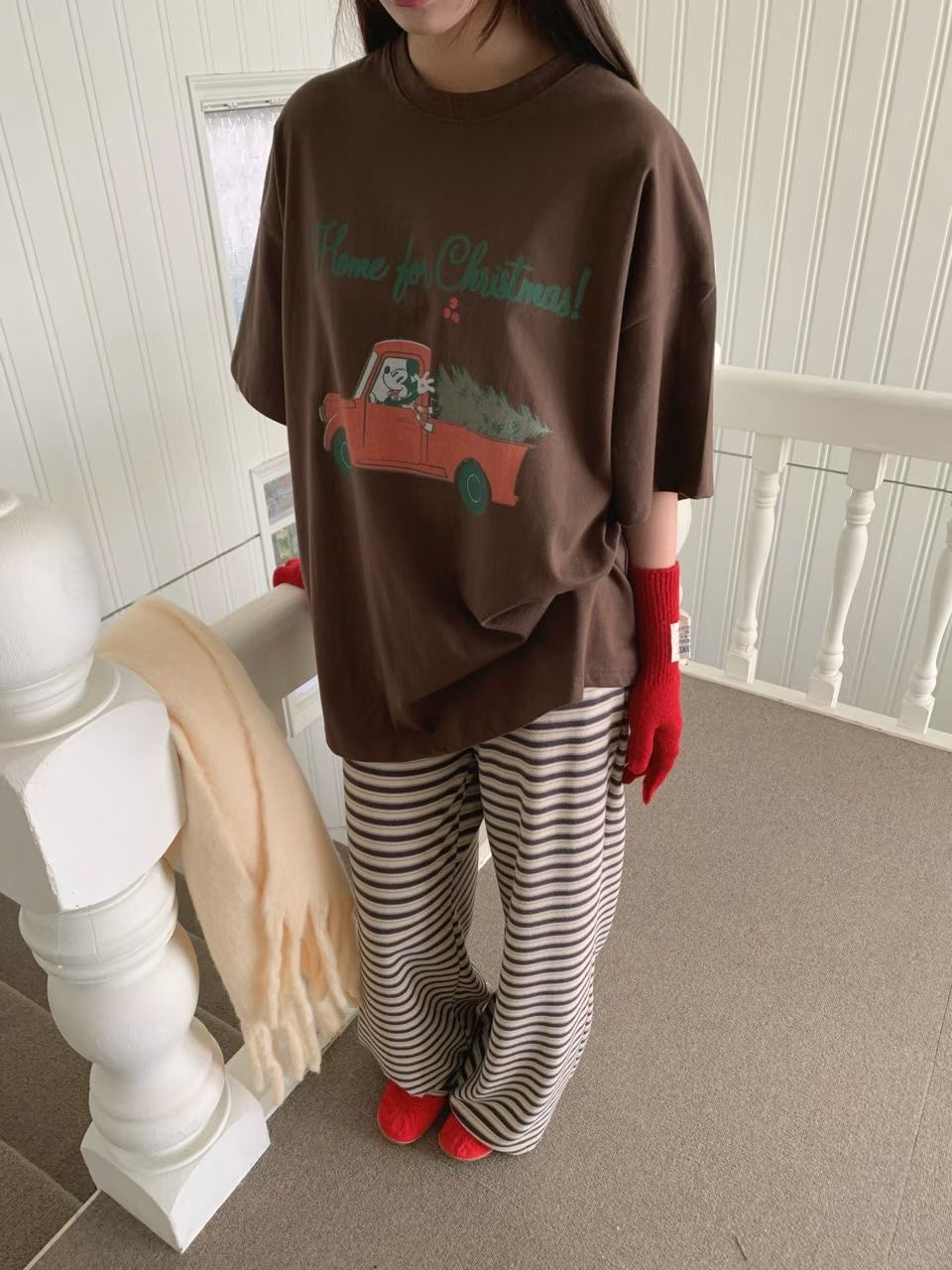 RAMIJ-라미제이-T韓國代購㊣女士新款25秋冬真品職業推薦T恤RAMIJ-라미제이-TT恤