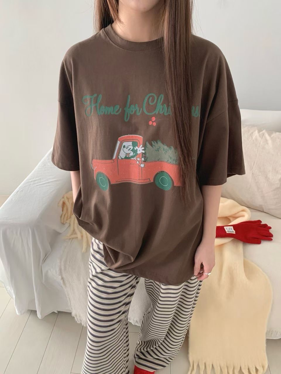 RAMIJ-라미제이-T韓國代購㊣女士新款25秋冬真品職業推薦T恤RAMIJ-라미제이-TT恤圖色2