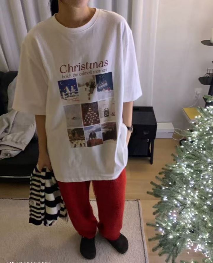 STAY HERE東大門㊣代購女士新款職業休閑真品推薦熱賣25秋冬T恤STAY HERET恤圖色1