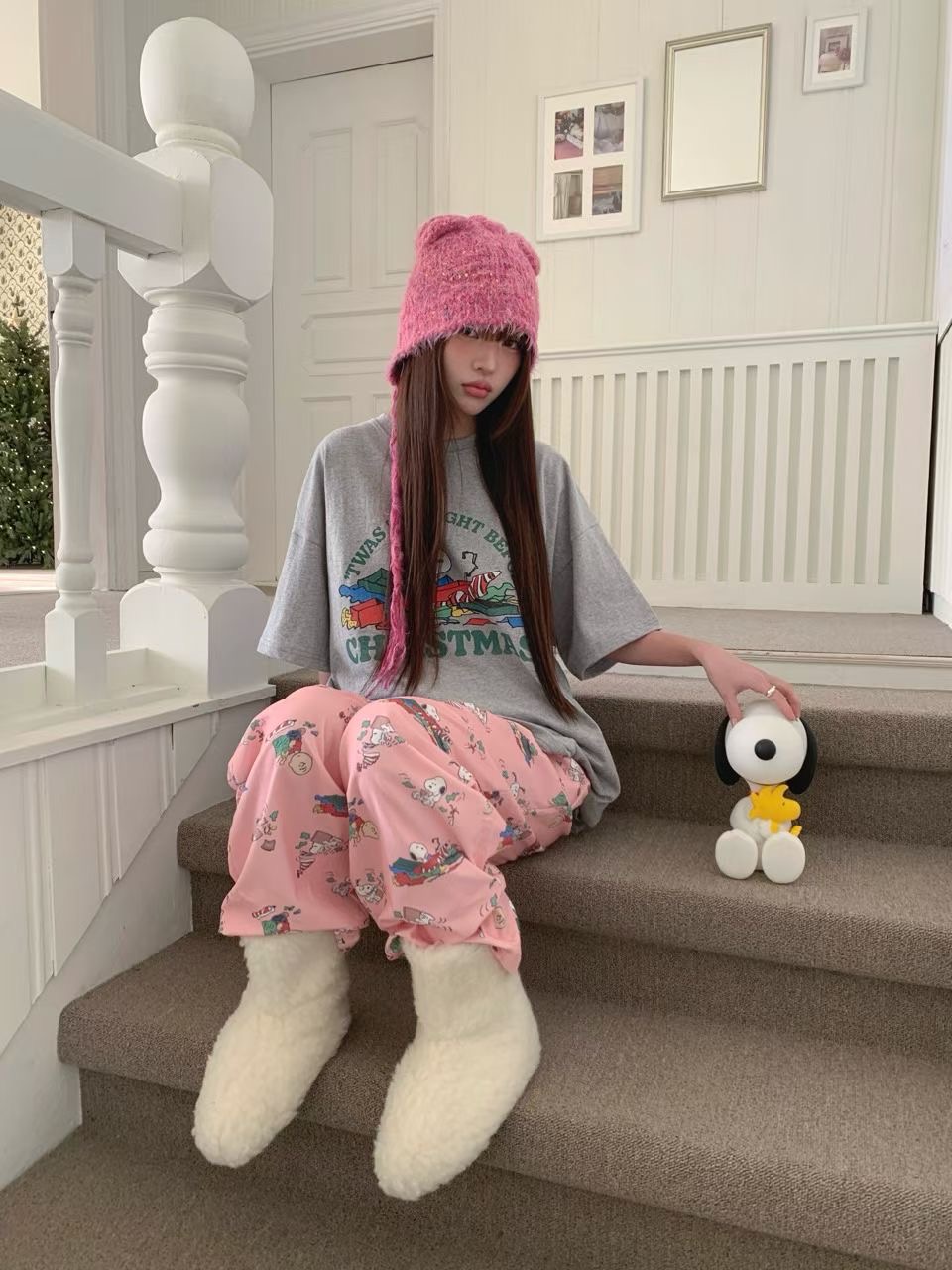 RAMIJ-라미제이-T東大門㊣代購女裝新款25秋冬推薦休閑褲RAMIJ-라미제이-T休閑褲