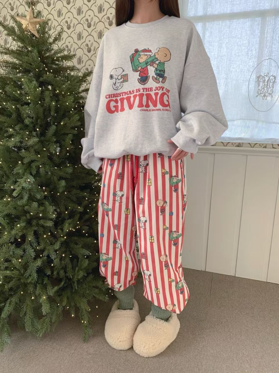 RAMIJ-라미제이-T韓國代購㊣女士新款25秋冬時尚真品休閑褲RAMIJ-라미제이-T休閑褲圖色2