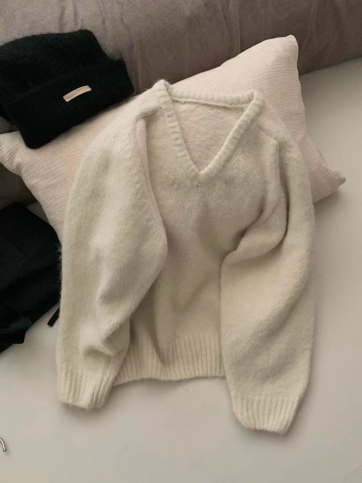 STAY HERE韓國直郵㊣女士新款時尚人氣推薦職業熱賣針織衫STAY HERE針織衫圖色4