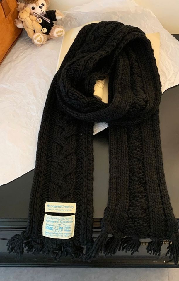 STAY HERE東大門㊣直郵女士新品真品25秋冬休閑時尚圍巾披肩STAY HERE圍巾/披肩