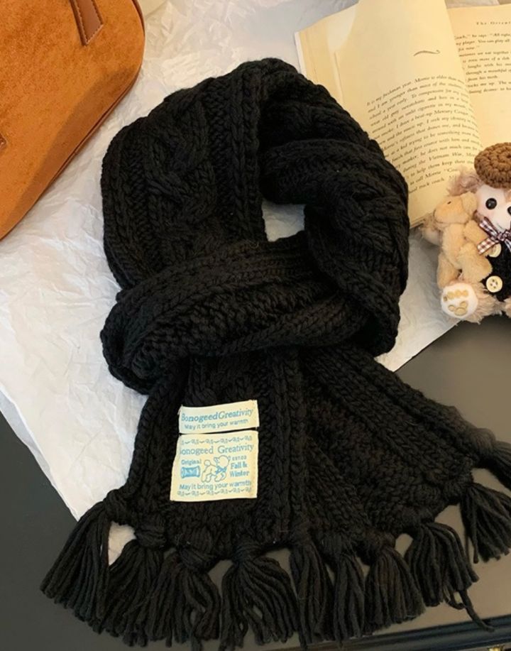 STAY HERE東大門㊣直郵女士新品真品25秋冬休閑時尚圍巾披肩STAY HERE圍巾/披肩圖色1