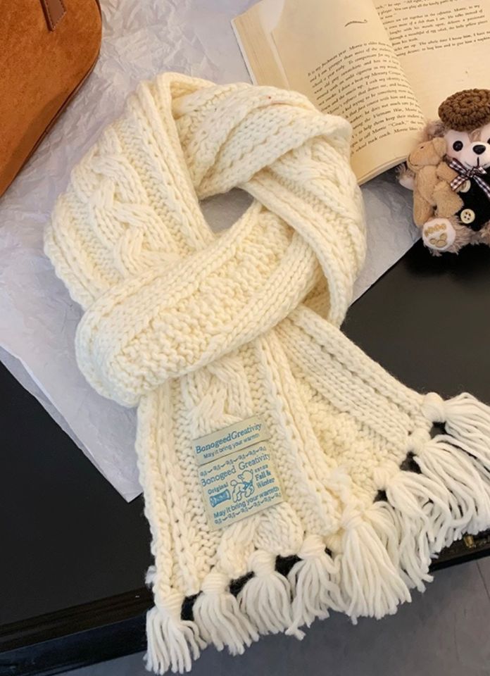 STAY HERE東大門㊣直郵女士新品真品25秋冬休閑時尚圍巾披肩STAY HERE圍巾/披肩圖色2