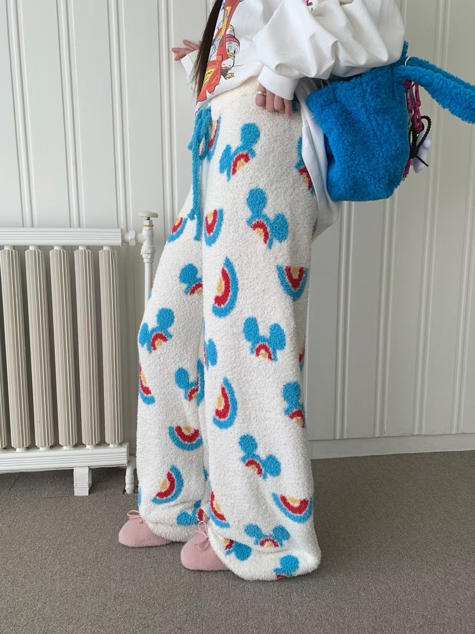 RAMIJ-라미제이-T東大門㊣直郵女裝新款推薦熱賣時尚休閑褲RAMIJ-라미제이-T休閑褲