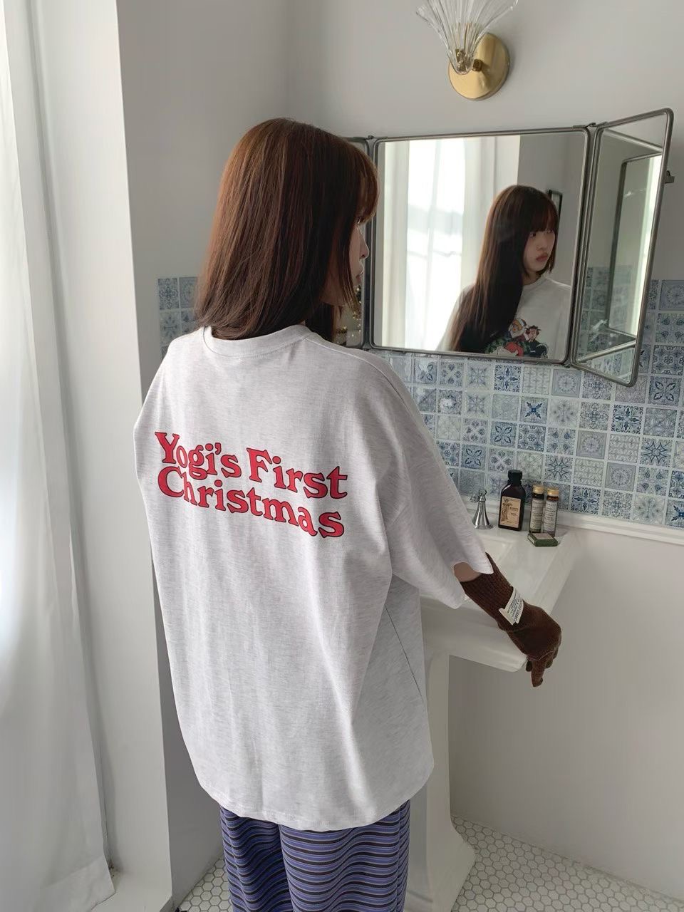 RAMIJ-라미제이-T韓國直郵㊣女士新款休閑時尚熱賣25秋冬T恤RAMIJ-라미제이-TT恤