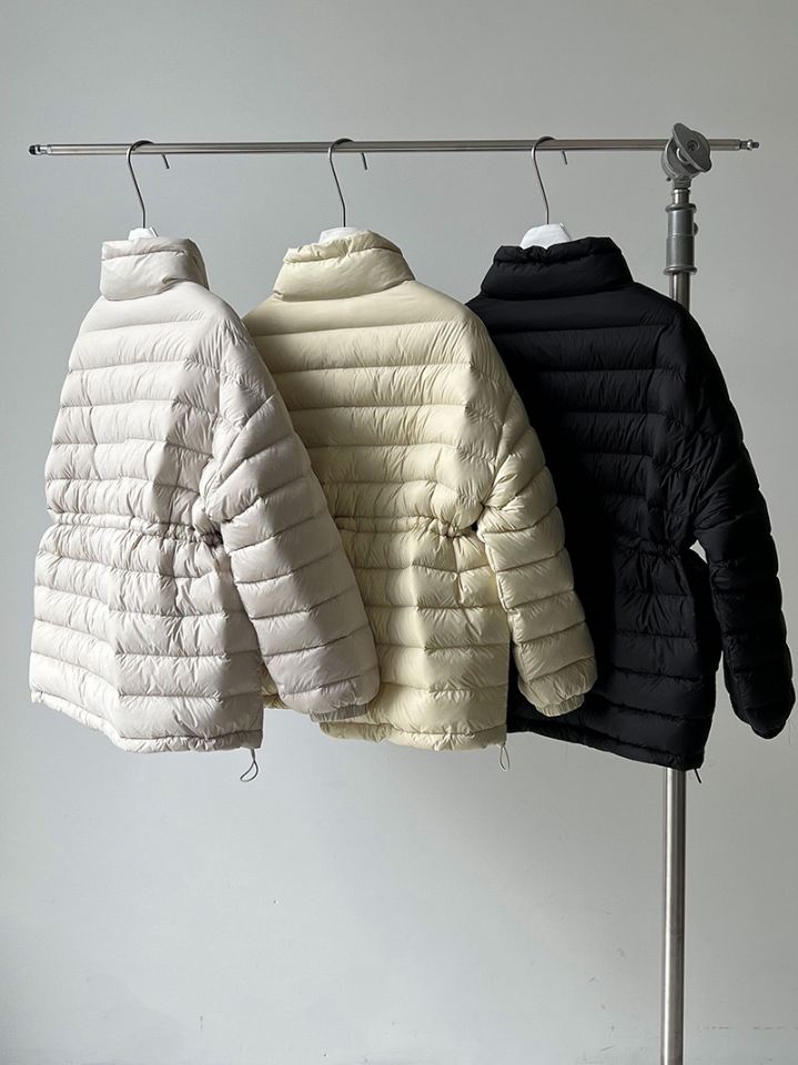 STAY HERE東大門㊣實拍女裝新款人氣職業短款羽絨服填充絨STAY HERE短款羽絨服