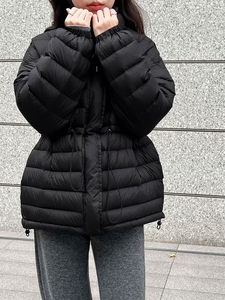 STAY HERE東大門㊣實拍女裝新款人氣職業短款羽絨服填充絨STAY HERE短款羽絨服圖色3