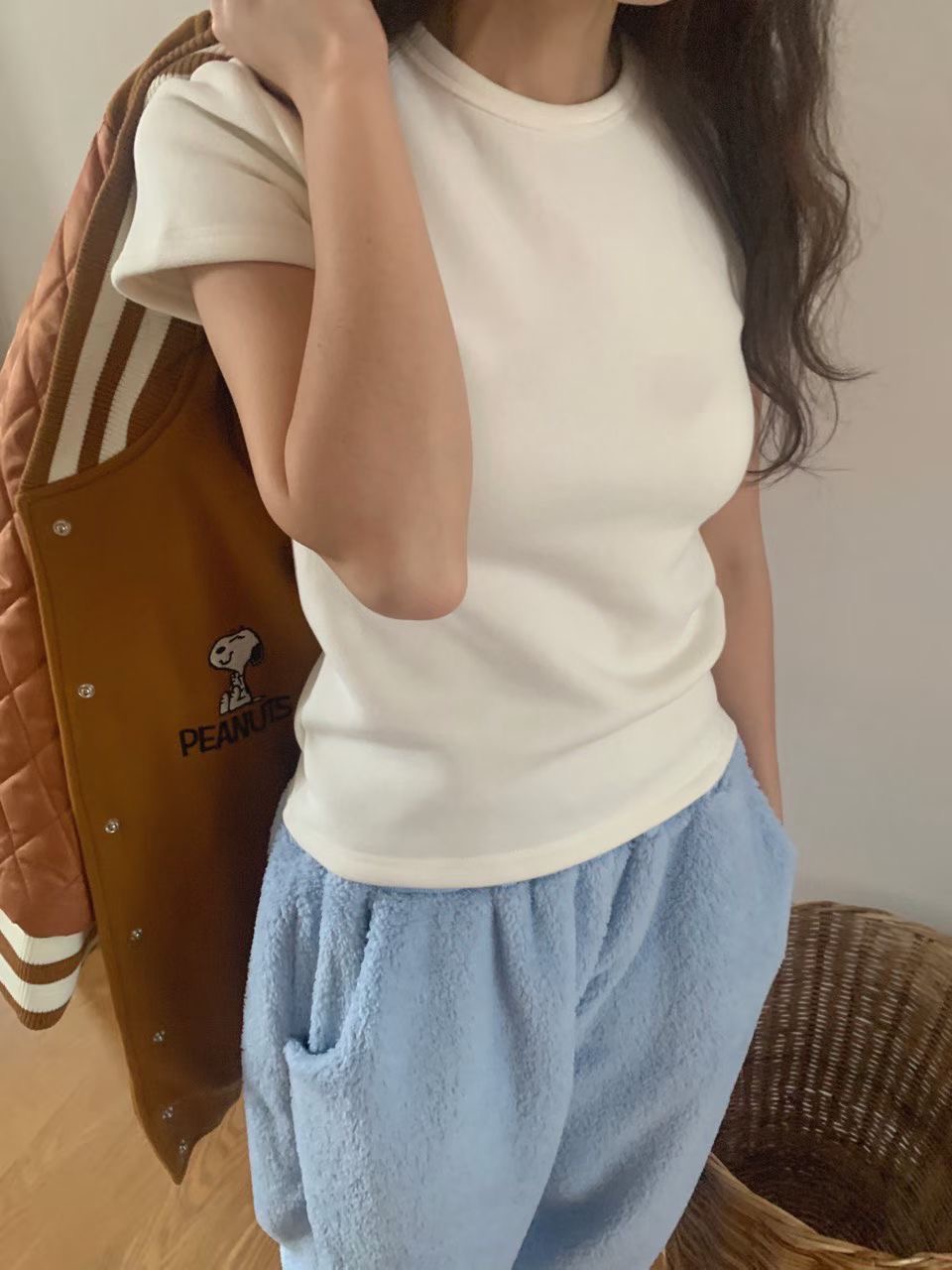 RAMIJ-라미제이-T韓國直郵㊣女裝新品熱賣時尚25秋冬人氣T恤RAMIJ-라미제이-TT恤