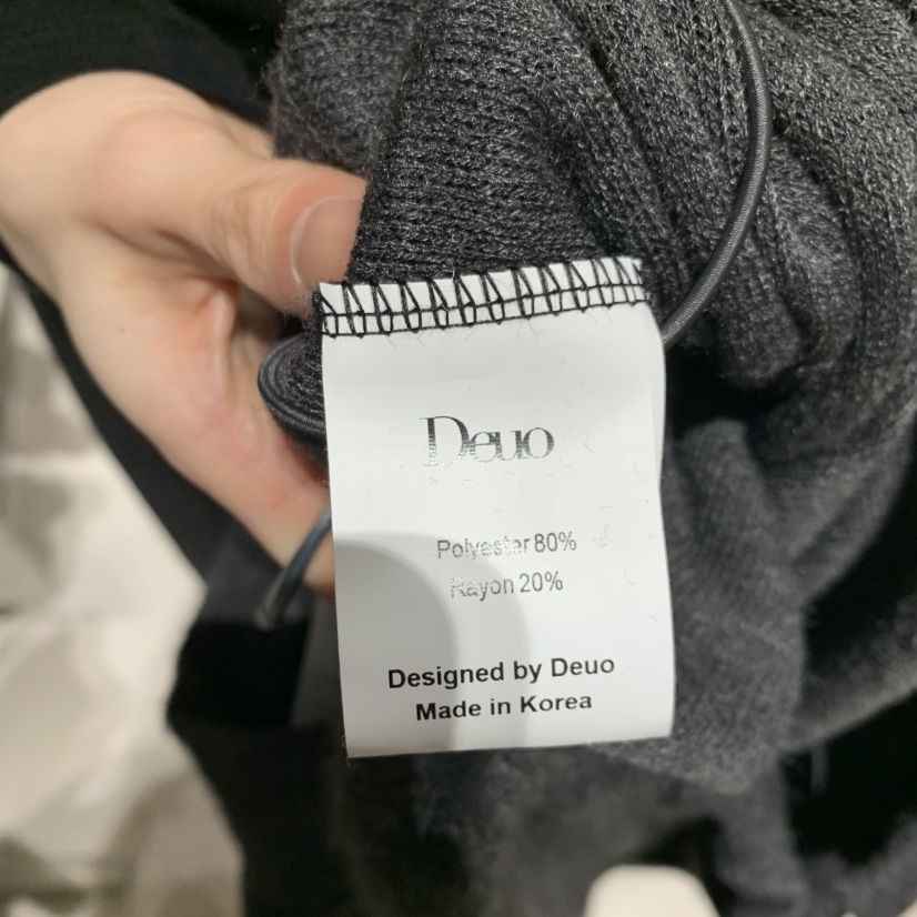 DEUO韓國代購㊣女士新品推薦人氣時尚熱賣真品25秋冬衛衣抓絨DEUO衛衣