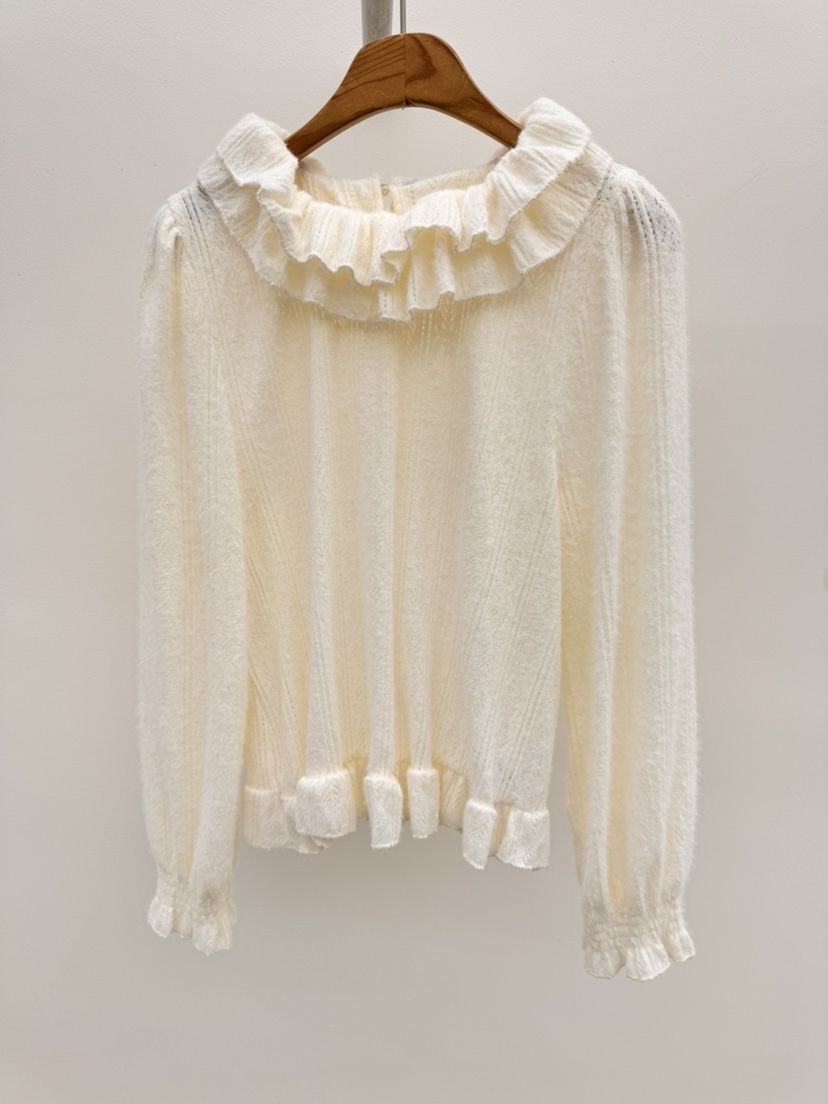 THORE韓國直郵㊣女士新品休閑職業25秋冬熱賣人氣襯衫蕾絲衫THORE襯衫/蕾絲衫圖色1