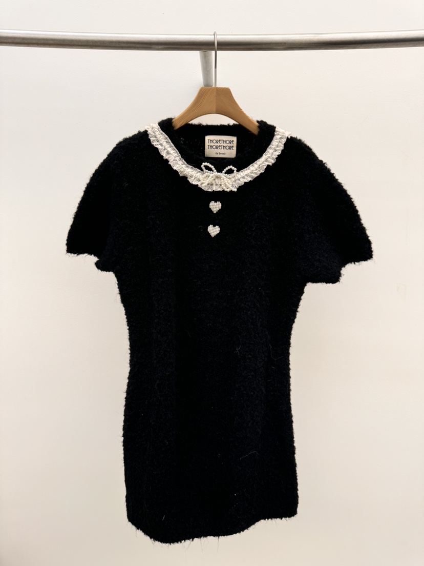 THORE東大門㊣實拍女裝新品真品推薦休閑時尚熱賣25秋冬連衣裙THORE連衣裙圖色2