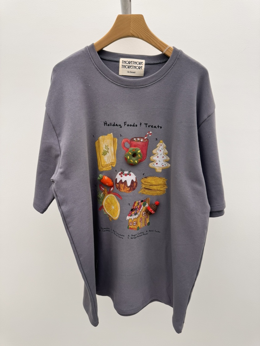 THORE東大門㊣實拍女裝新品推薦職業熱賣休閑真品人氣時尚T恤THORET恤圖色2